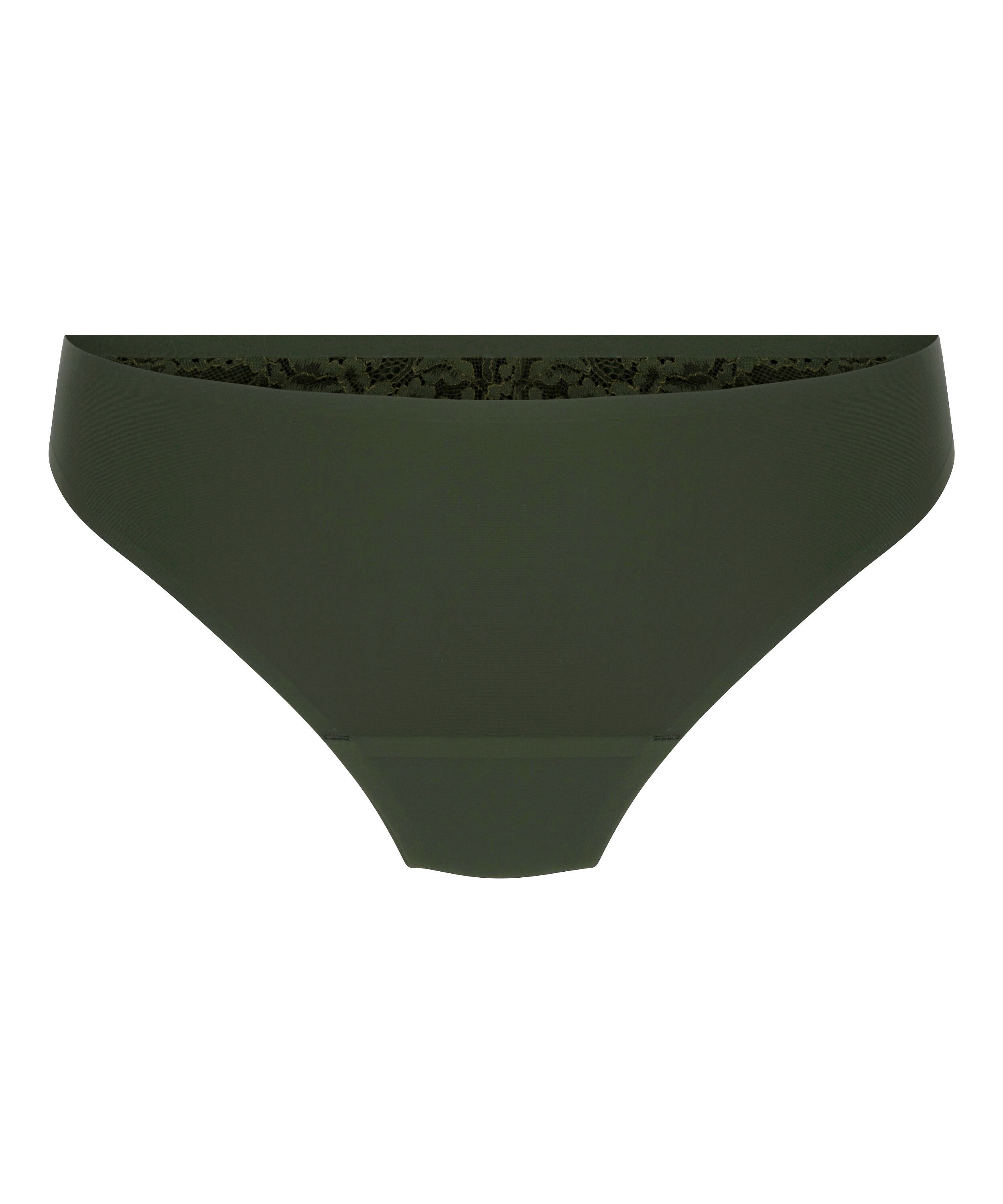 Invisible Tanga Lace Back, Verde