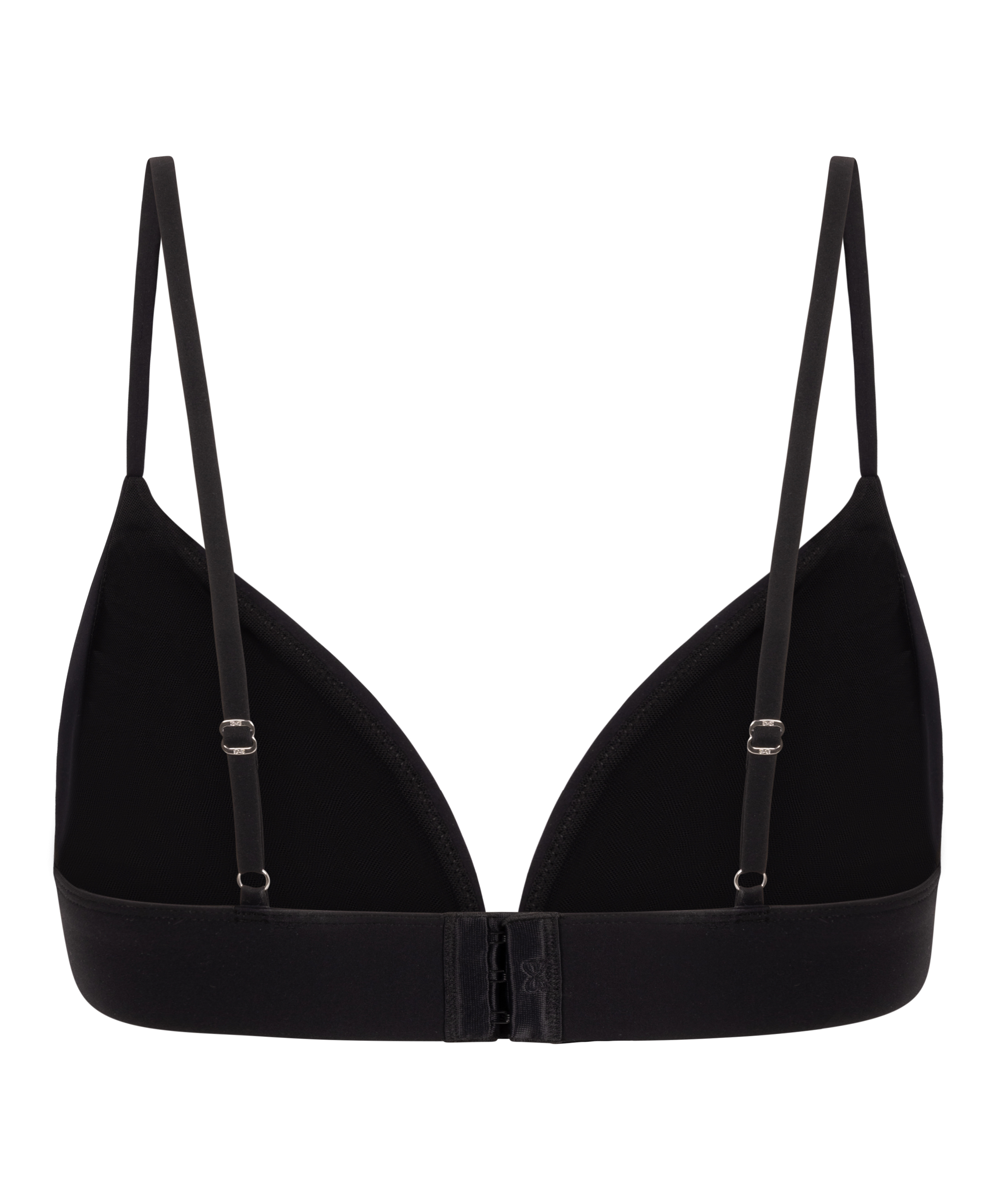 Triangular Bralette Smooth, Negro, main