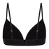 Triangular Bralette Smooth, Negro