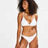 Top de bikini triangular Pride, Blanco