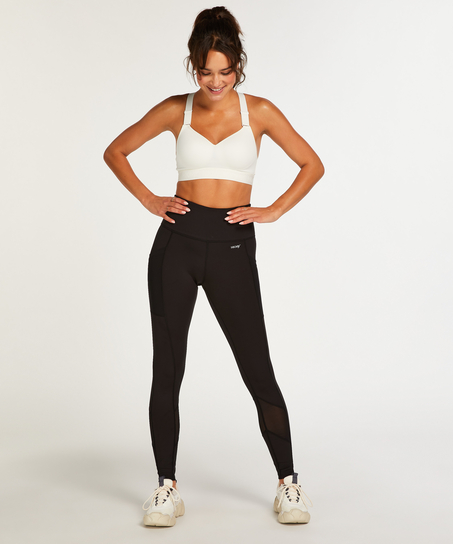 HKMX Sujetador deportivo The All Star Level 2, Blanco