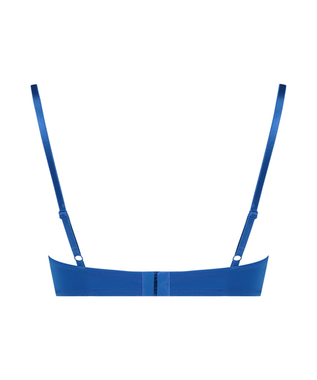 Sujetador con aros preformado Plunge, Azul