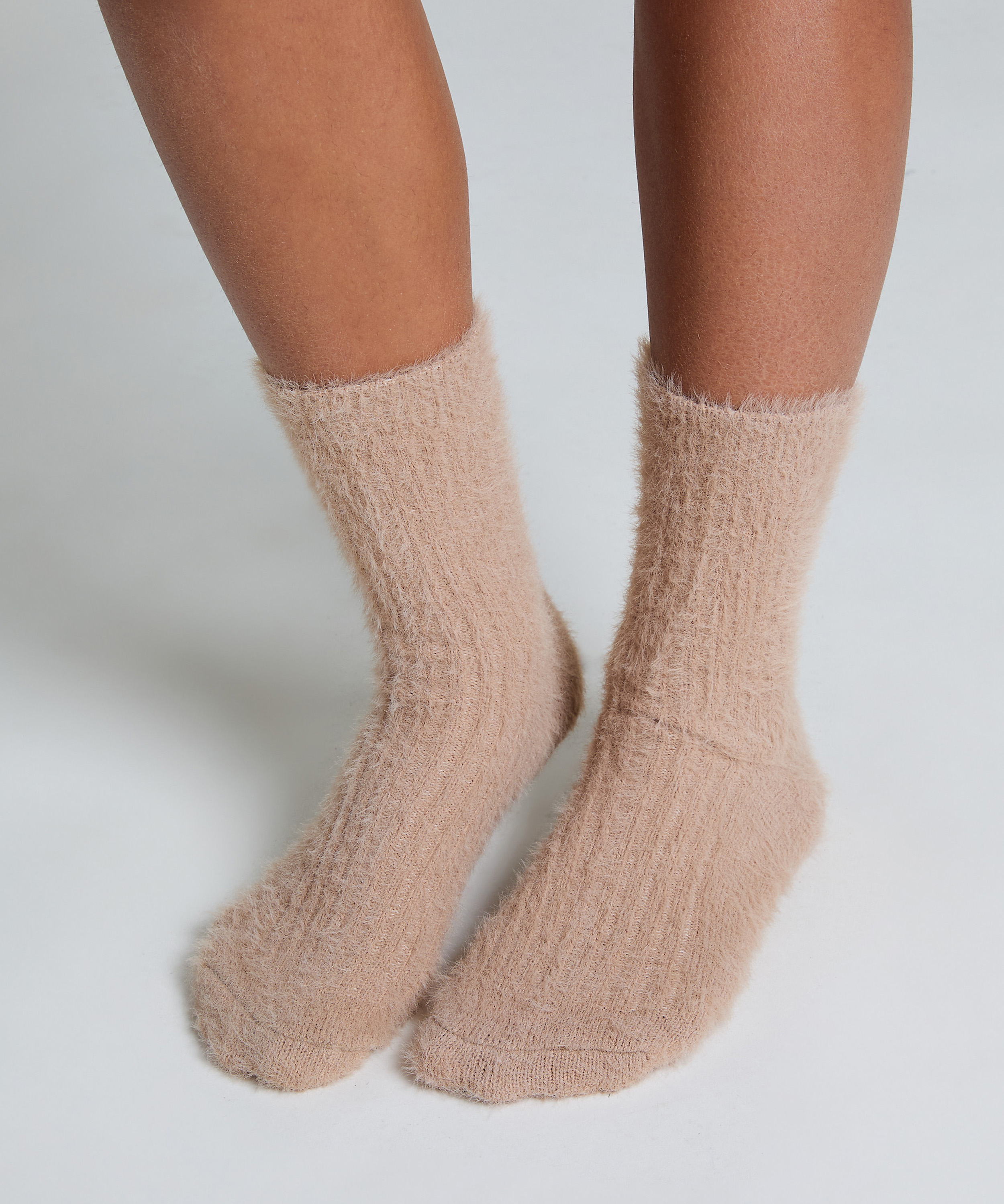 Calcetines peludos Liv, Beige, main