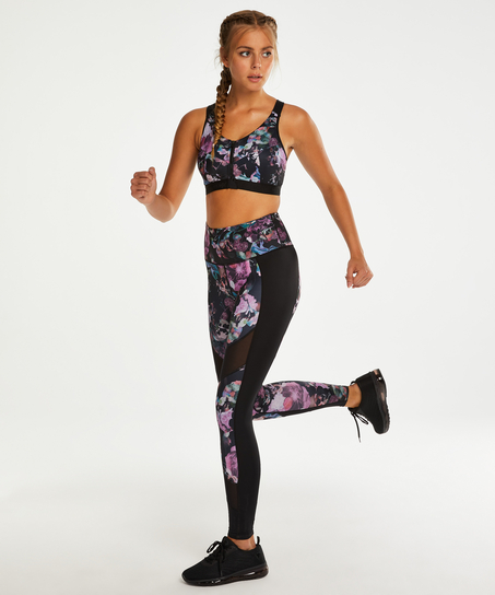 HKMX Sujetador deportivo The Pro Level 3, Negro