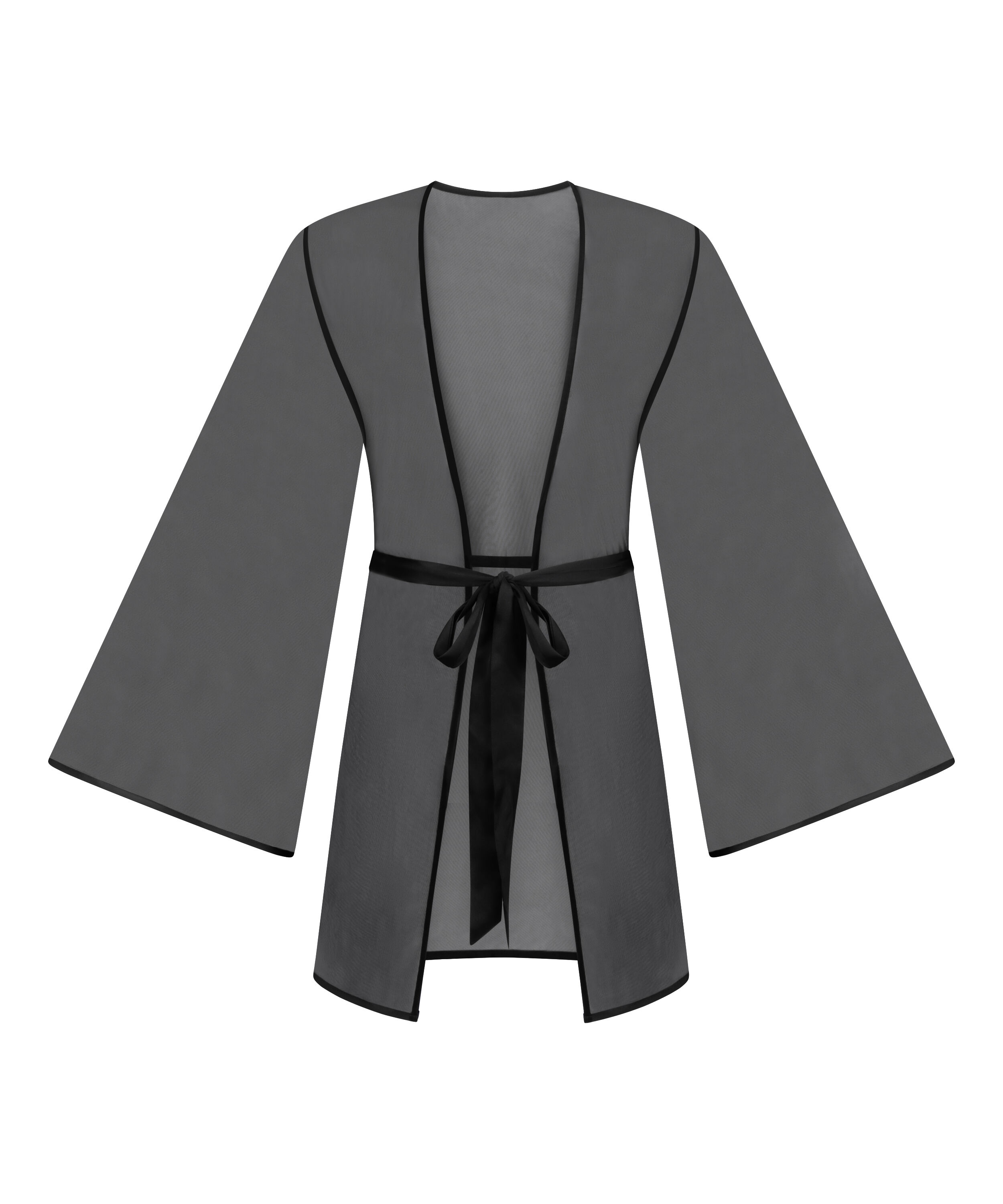 Kimono de malla Imani, Negro
