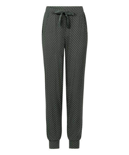 Pantal&oacute;n de pijama Jersey, Verde