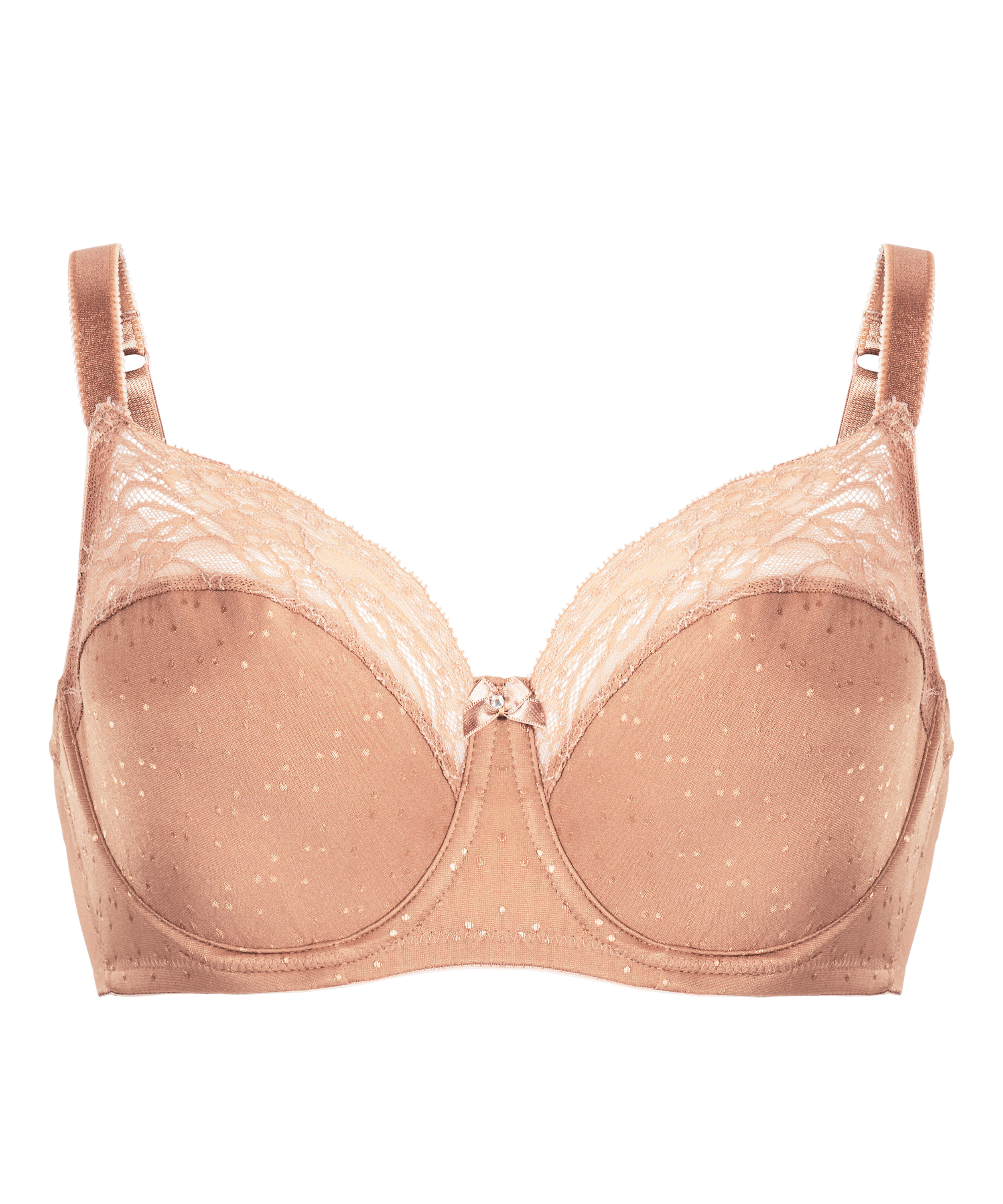 Sujetador con aros no preformado Sophie, Marr&oacute;n, main