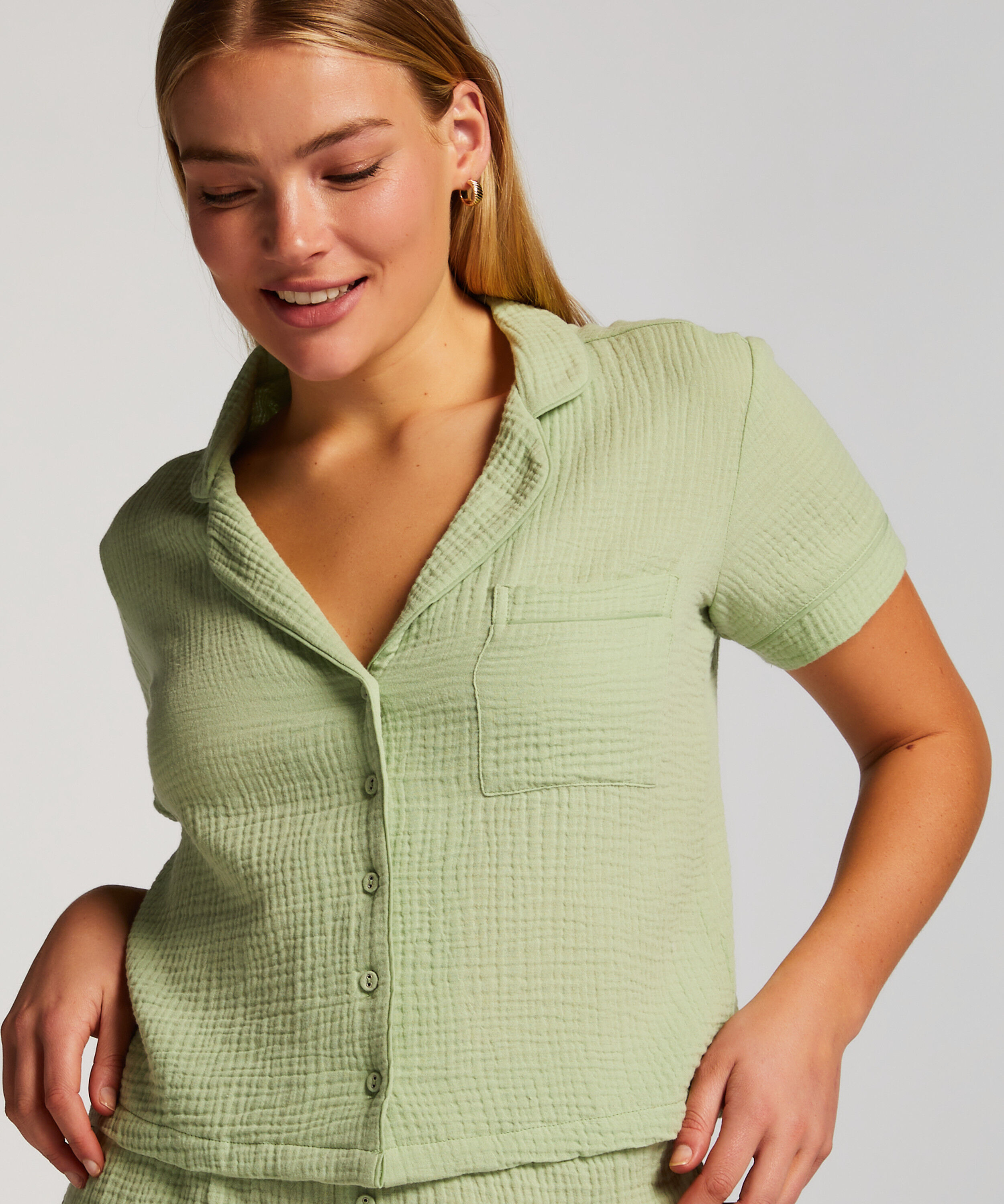 Top de pijama Springbreakers, Verde