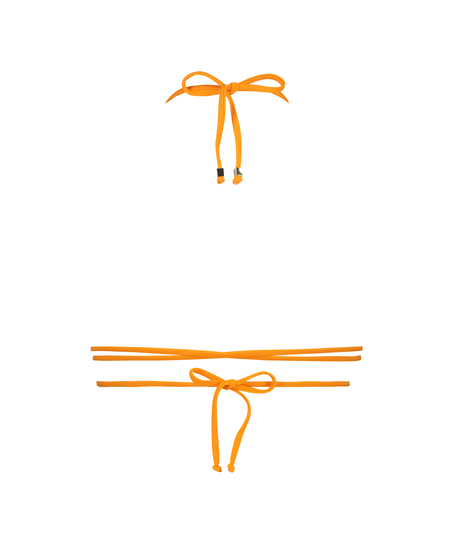 Top de bikini triangular Doha, Naranja