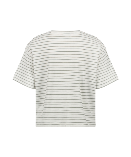 Top de pijama Jacket, Blanco