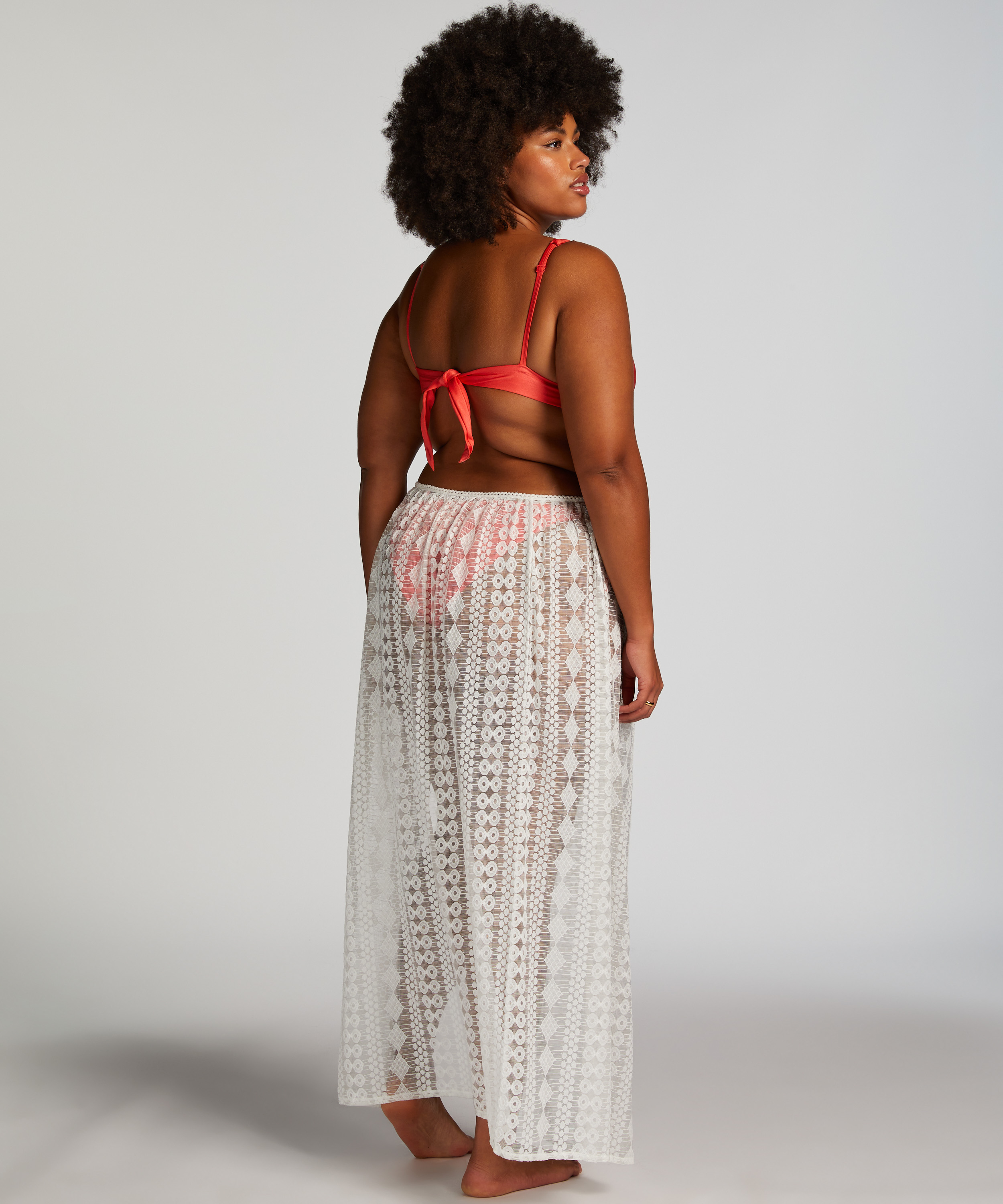 Falda de playa, Blanco, main