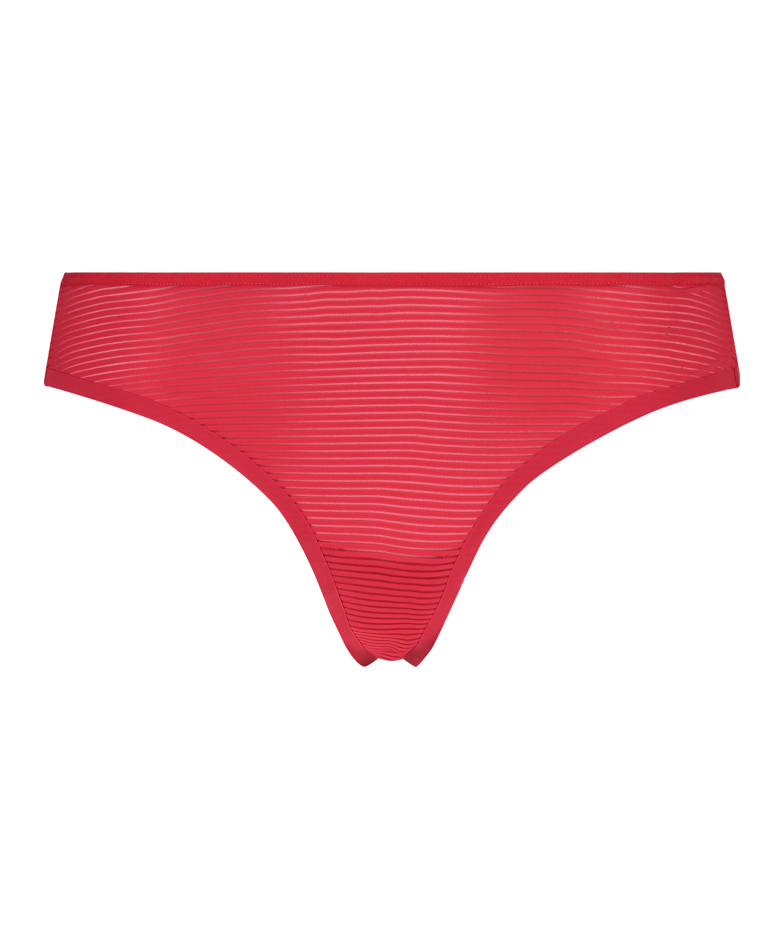 Tanga invisible Stripe mesh, Rojo, main