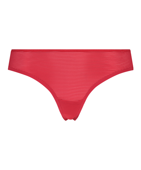 Tanga invisible Stripe mesh, Rojo