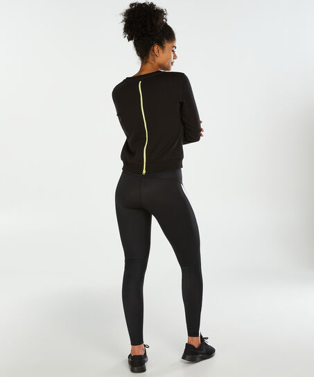 Sudadera corta HKMX, Negro