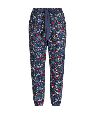 Pantalones de pijama de franela, Azul