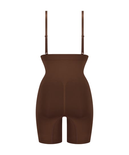 ﻿Faja correctora sin costuras para muslos, Marrón