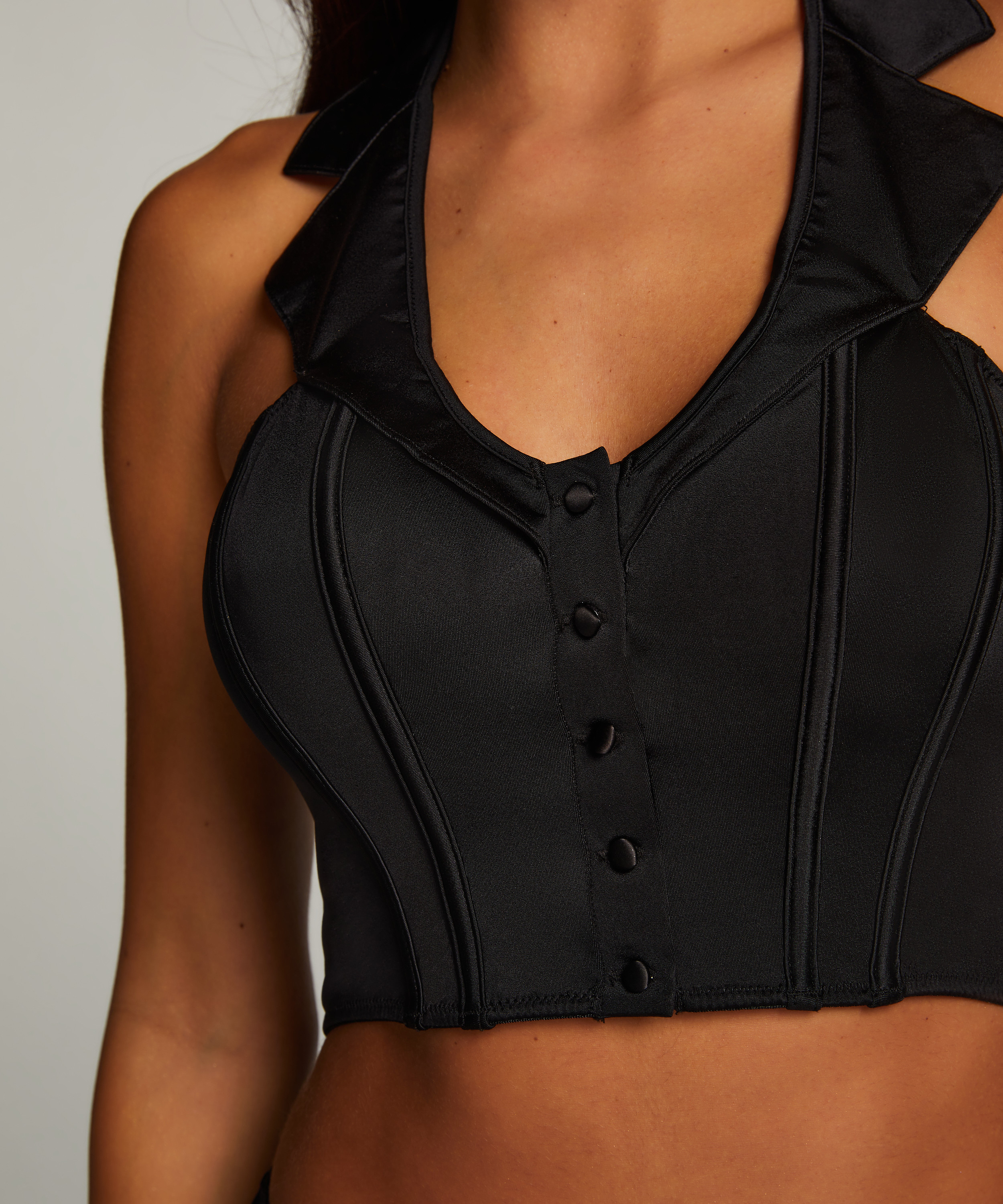 Bralette Bridget Bunny, Negro, main