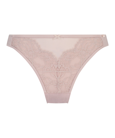 Tanga de tiro alto Leni, Morado