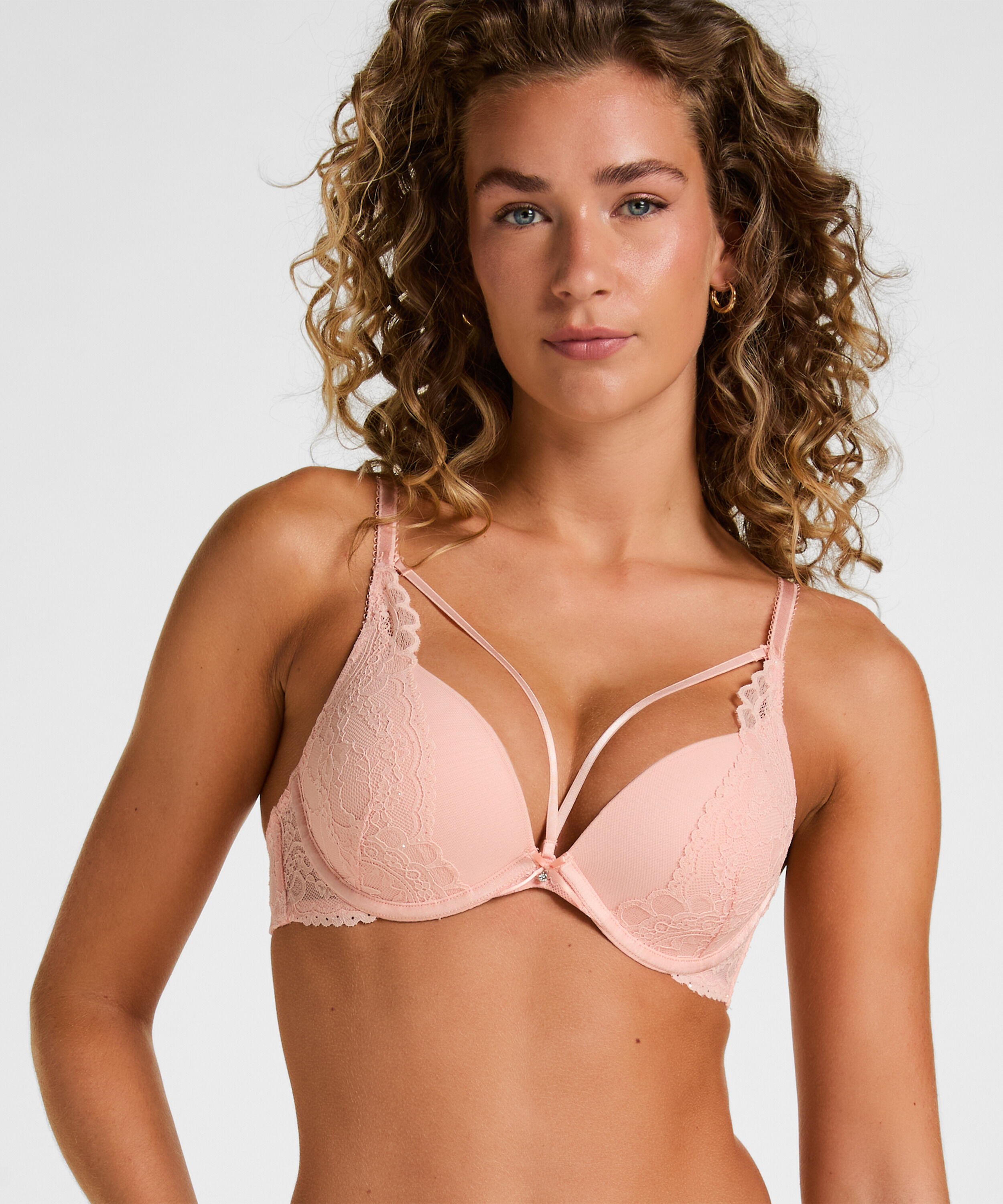 Sujetador push-up de aros preformado Isadora, Rosa