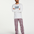 Conjunto de pijama para hombre, Rojo