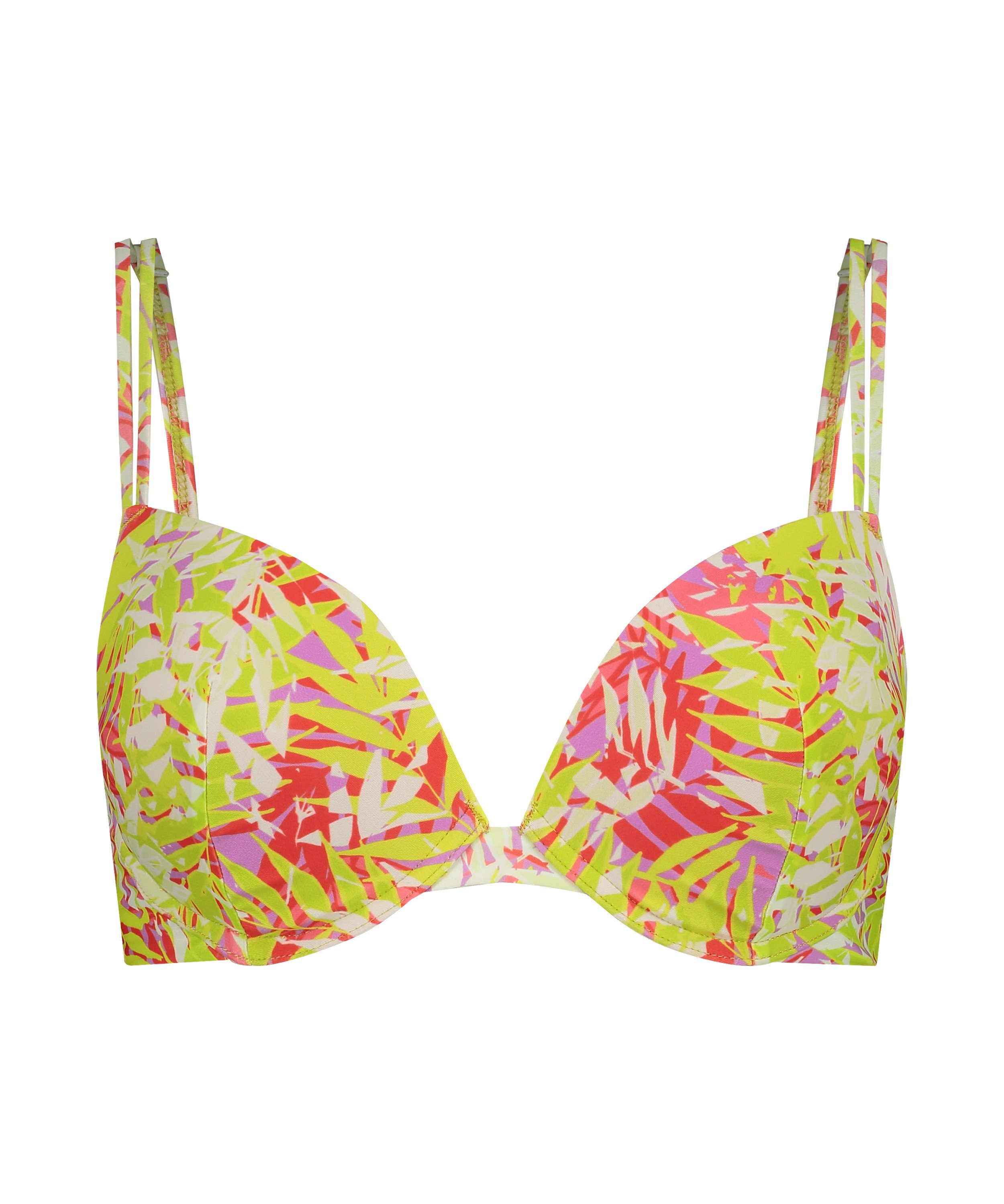 Top de bikini push-up acolchado Marrakesh, Verde, main