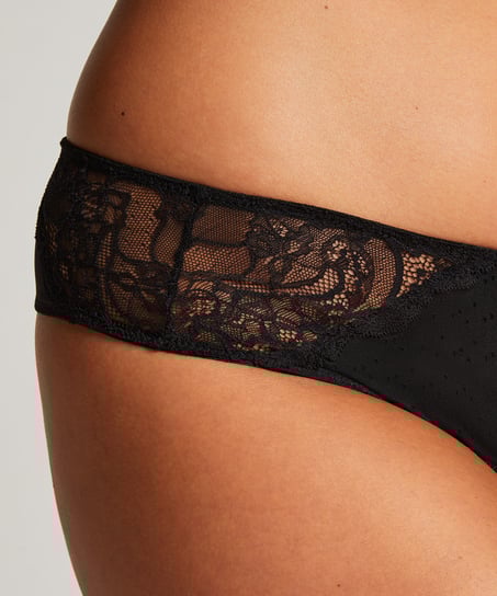 Tanga bóxer Sophie, Negro