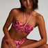 Top de bikini Floral Copa E +, Rosa