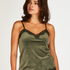 Camiseta top Velours Lace, Verde