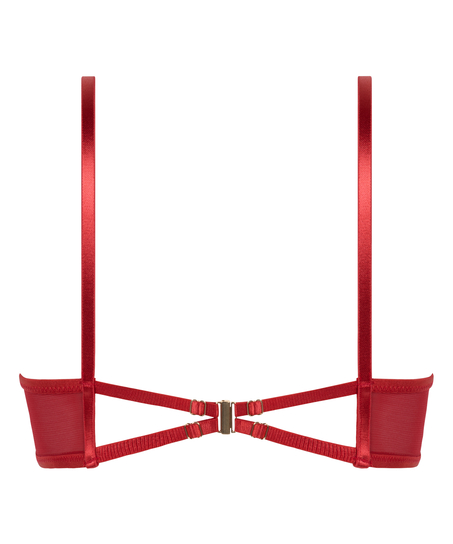 Sujetador de aros no preformado longline Billie, Rojo