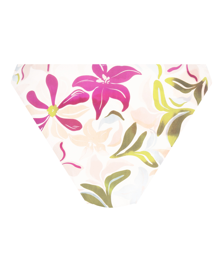 Braguita de bikini Ayanna Highleg, Blanco