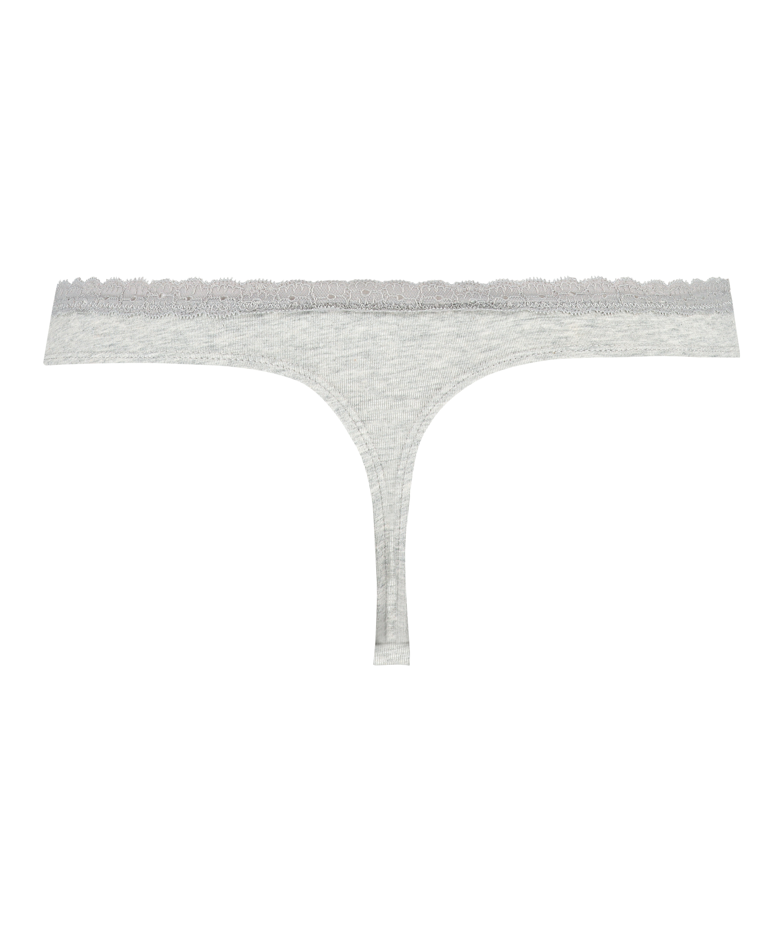 Tanga de algod&oacute;n, Gris, main