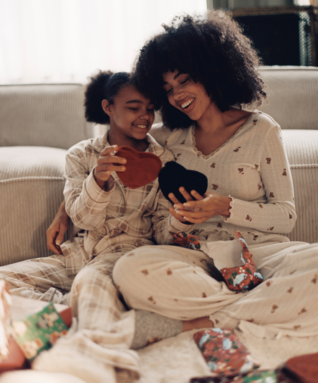 Pantal&oacute;n de pijama Pointelle, Blanco