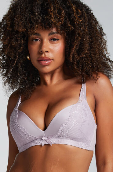 Hunkemöller Sujetador acolchado sin aros Lycke Morado