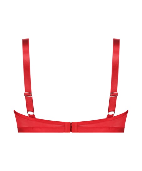 Sujetador con aros sin relleno Elissa, Rojo