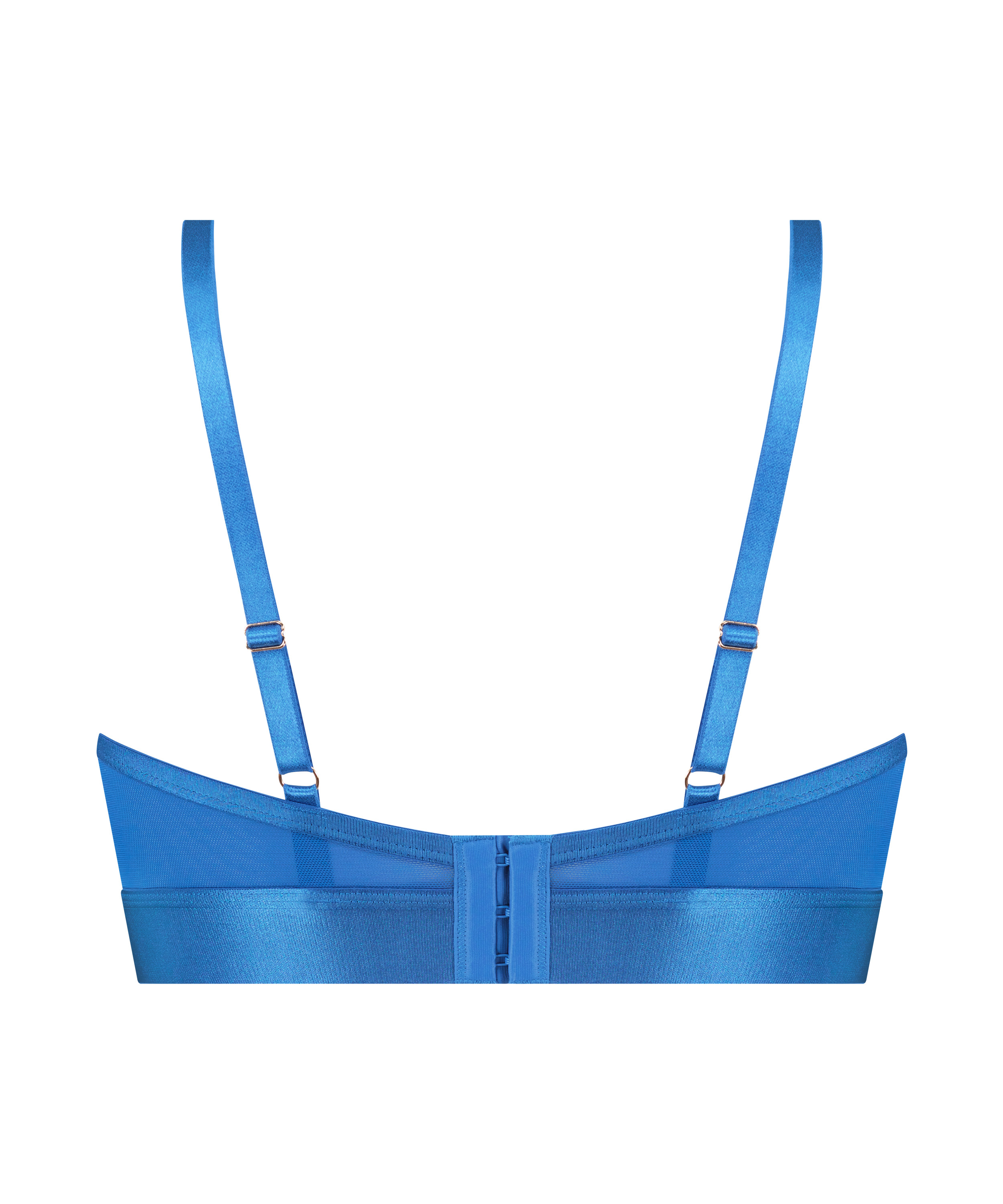 Sujetador longline de aros no preformado Pleasure, Azul, main