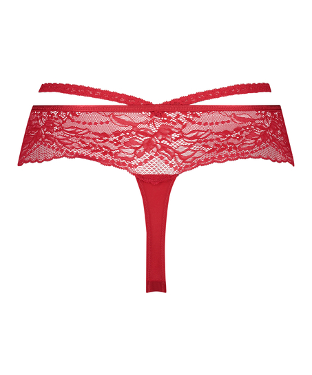 Tanga bóxer Francesca, Rojo
