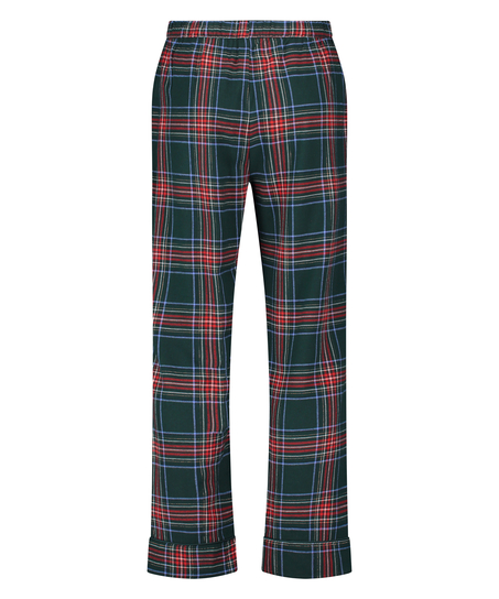 Pantalones de pijama de franela, Verde