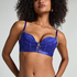 Sujetador de aros push-up acolchado Sable, Azul