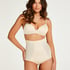 Braguita scuba moldeadora de cintura alta - Level 3, Beige