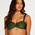 Top de bikini bandeau Crete, Verde