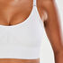 Sujetador deportivo HKMX The comfort de nivel 1, Blanco