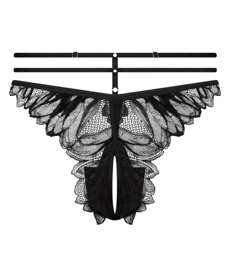 Brasileña abierto en la entrepierna Cierra, Negro