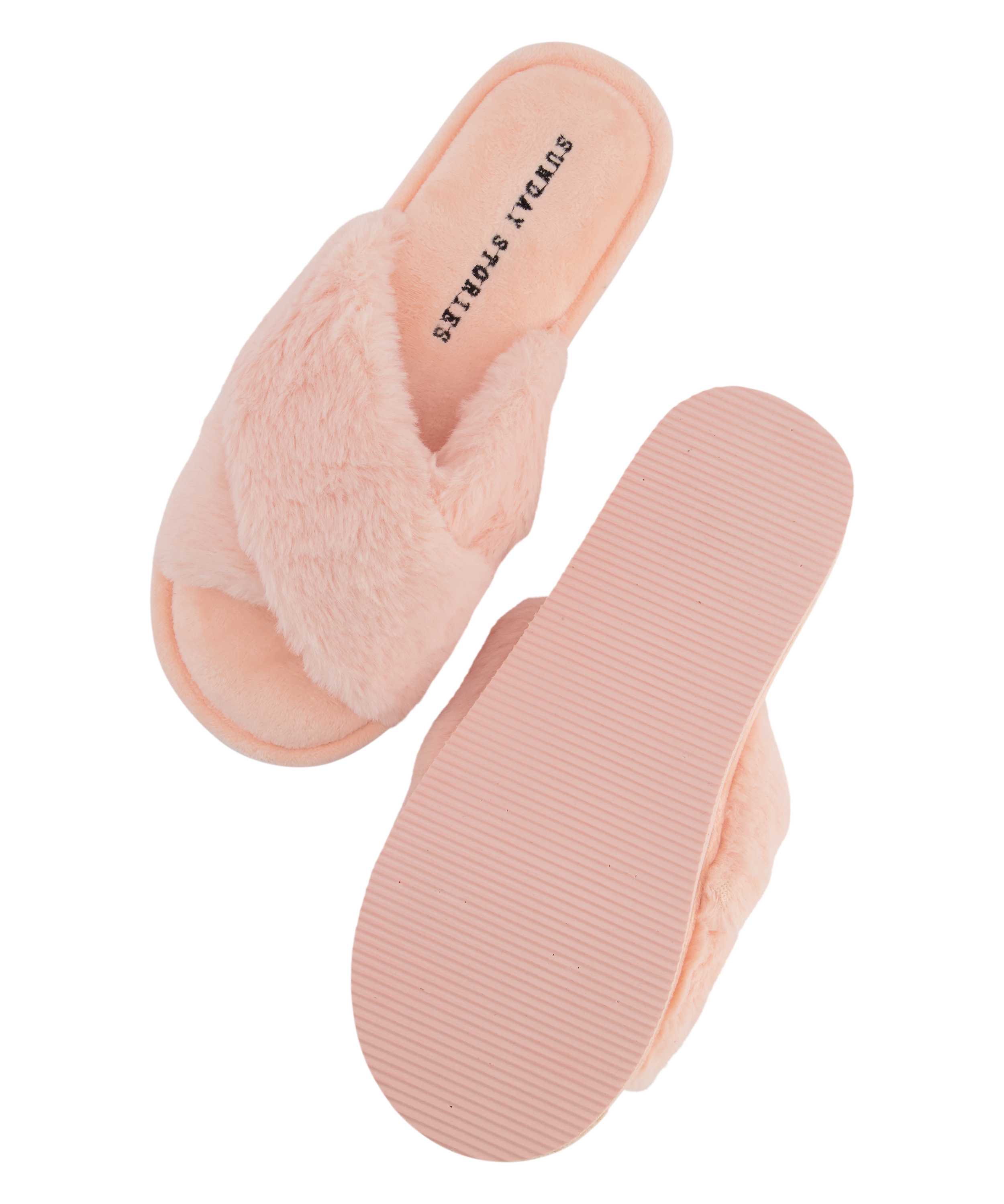 Zapatillas Fake Fur, Rosa, main