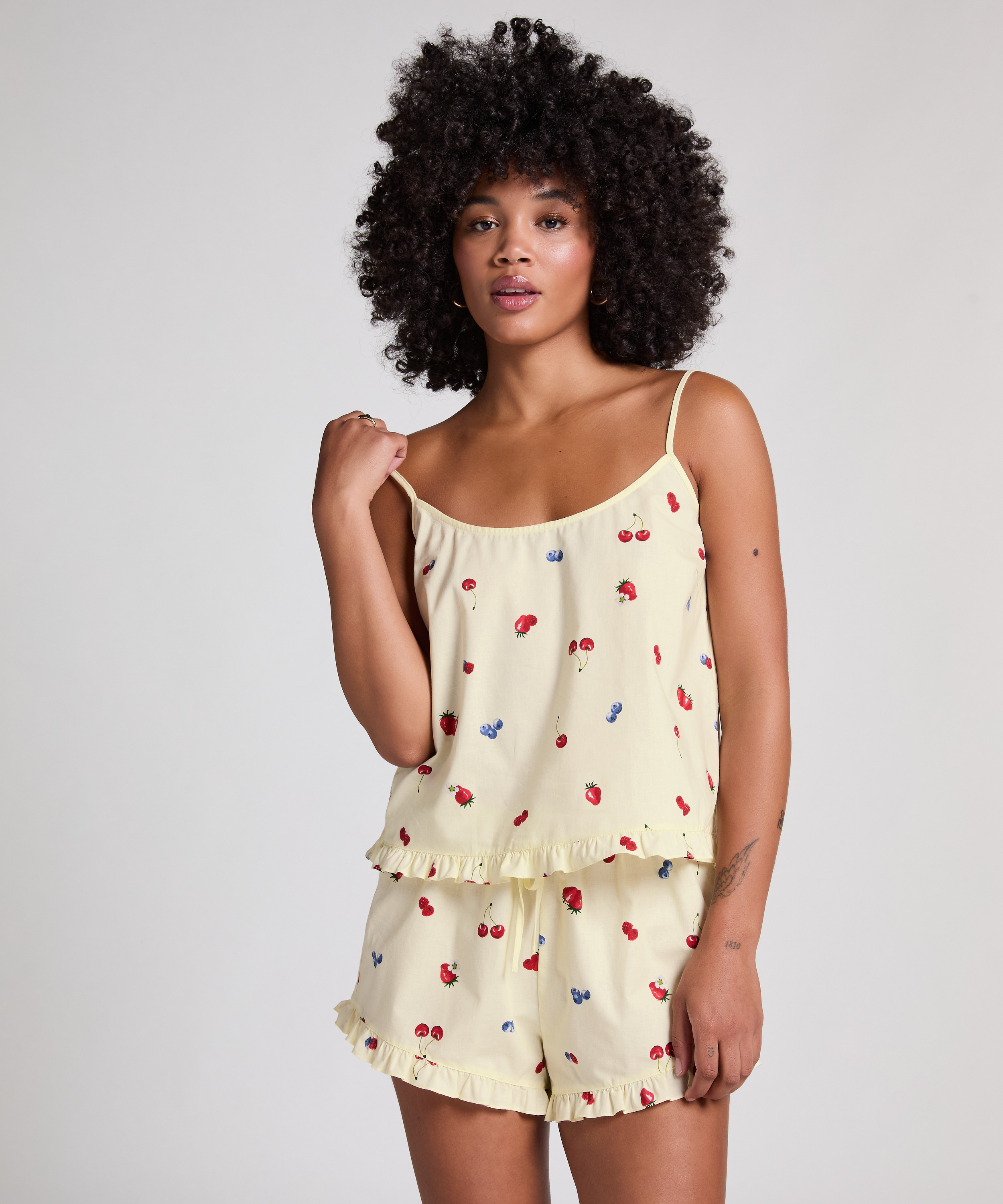 Camisa tejida, Amarillo, main