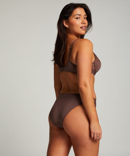 Sujetador con aros no preformado Diva, Marrón