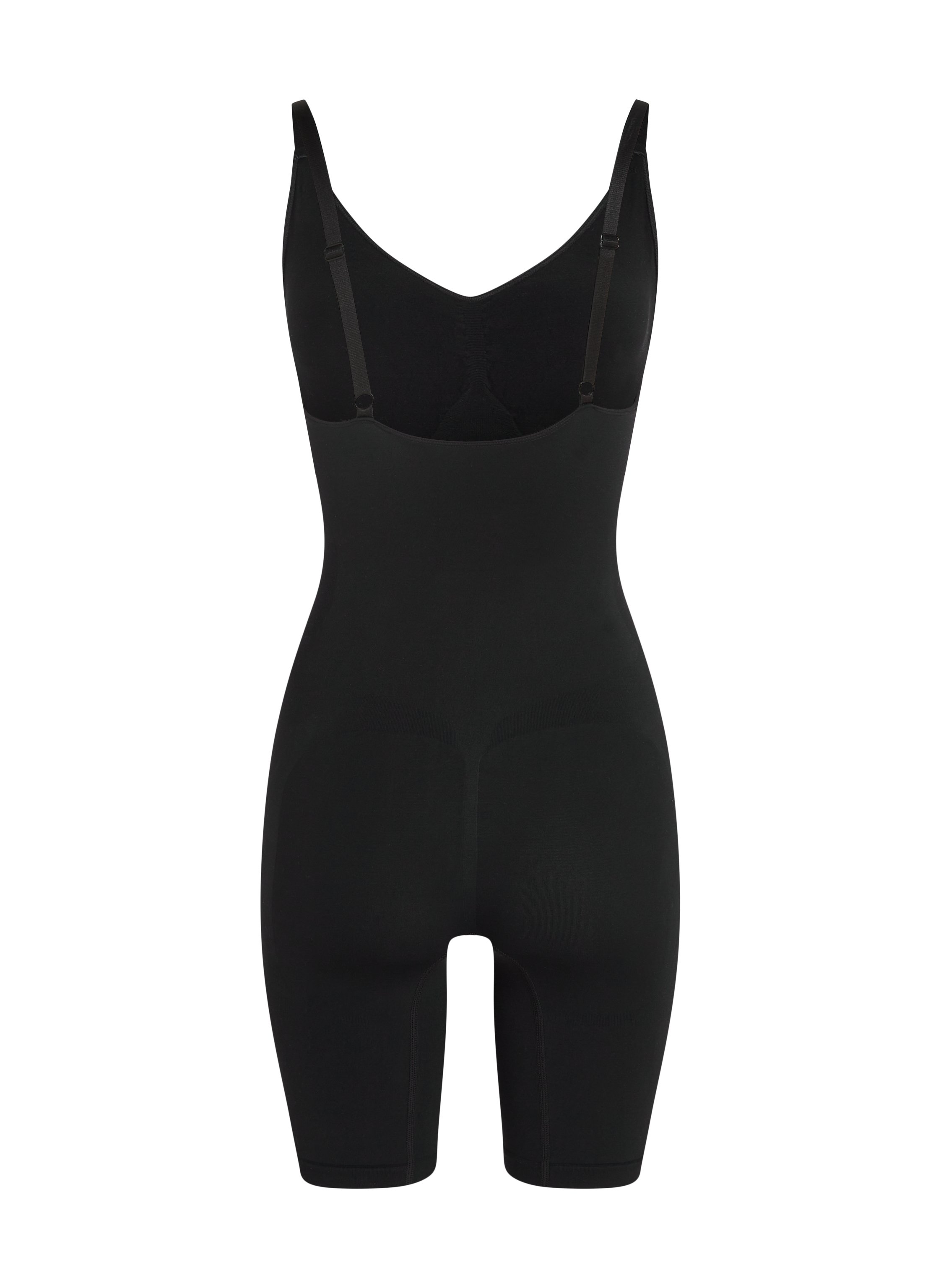 ﻿Faja correctora sin costuras para muslos, Negro, main