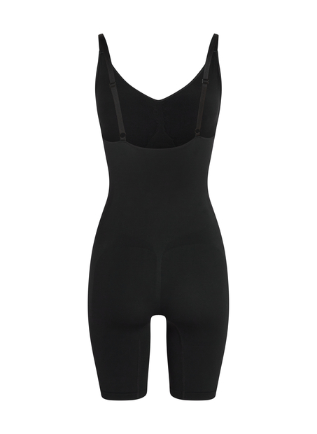 ﻿Faja correctora sin costuras para muslos, Negro