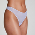 Tanga invisible Stripe mesh, Morado