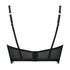 Sujetador longline de aros preformado Raine, Negro