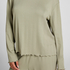 Pyjama Top Loose Pointelle, Verde